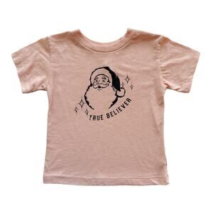 Wild Mae Design Co. Vintage Santa Tee Size 2T